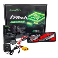 Gens ace 5000mAh 3S 11.1V 60C G-Tech Lipo Battery Pack With XT60 Plug + iMars mini G-Tech 60W RC Smart Charger - Charger Combo